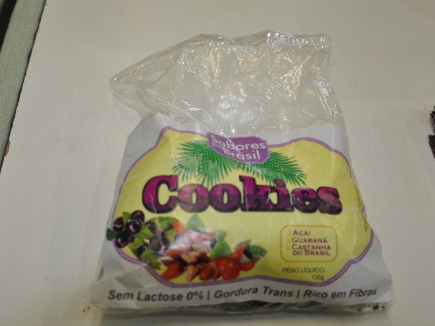 Cookies de aa foi produzido por universitrios da UFMT (Foto: Carlos Palmeira/ G1)