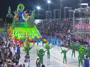 Unidos de Vila Isabel carnaval 2016 porto alegre (Foto: Reprodução/RBS TV)