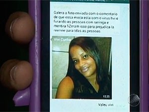 Balsonista foi vítima de crime através do Whatsapp. (Foto: Imagens/Tv Bahia)