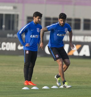 Camacho e Vilson, Corinthians (Foto: Daniel Augusto Jr/Ag. Corinthians) Camacho e Vilson, Corinthians (Foto: Daniel Augusto Jr/Ag. Corinthians)
