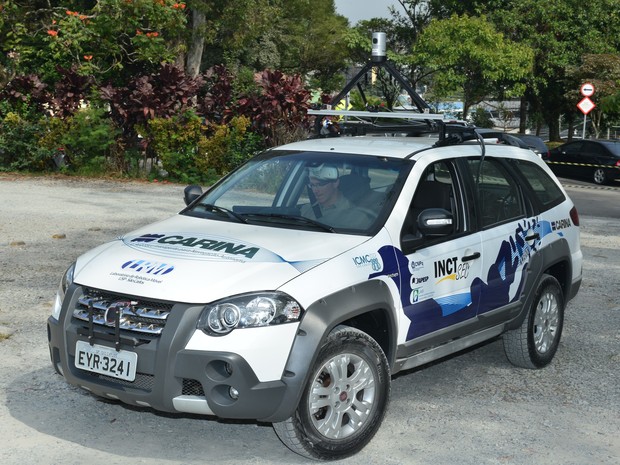 Carina, veículo autônomo desenvolvido por alunos da USP São Carlos (Foto: Divulgação)