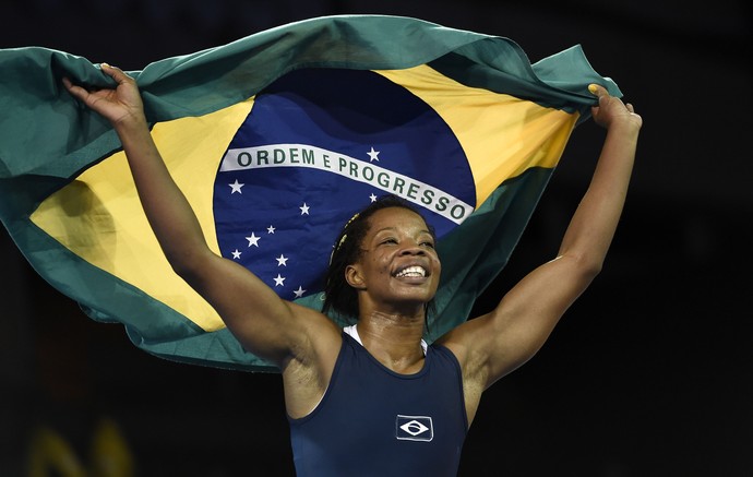Joice Souza ouro luta olímpica Brasil Pan-Americano (Foto: Eric Bolte/Reuters)