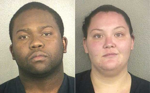 Casal é detido após espancar funcionário de café por pedido vir errado (Foto: Divulgação/ Broward County jail)