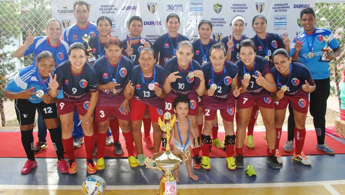 Estrela Real vence o Tocantinense Feminino de Futsal (Foto: Divulgação/FTFS)