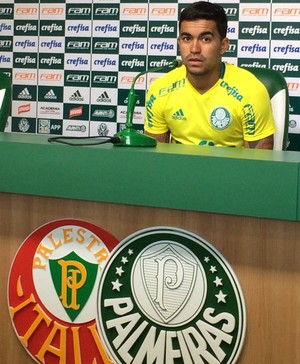 Dudu coletiva Palmeiras (Foto: Felipe Zito) Dudu coletiva Palmeiras (Foto: Felipe Zito)