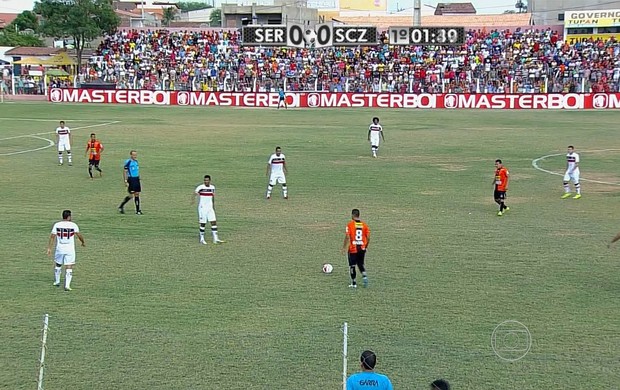 Serra Talhada x Santa Cruz (Foto: Reprodução/TV Globo)