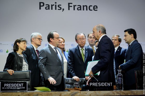 Ministros na COP 21 (Foto: Arnaud Bouissou/ COP21)