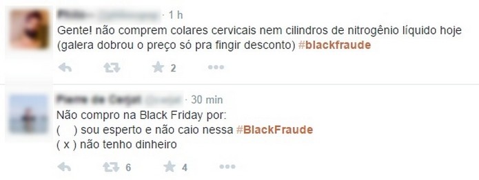 Black Friday motivou piadas nas redes sociais (Foto: Reprodução/Twitter)