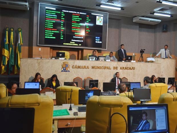 Assunto rendeu nesta quarta-feira (26) na Câmara dos Vereadores de Aracaju (Foto: Marina Fontenele/G1)