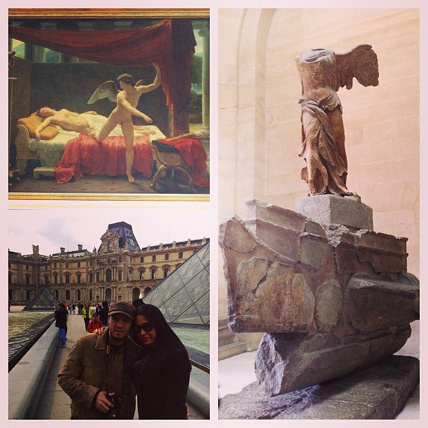 Gracyanne Barbosa e Belo em Paris (Foto: Instagram / Reprodução)