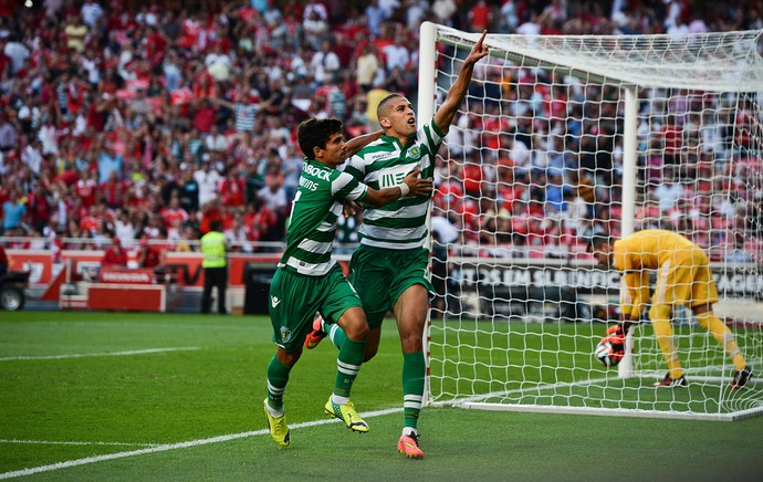 slimani benfica x sporting (Foto: AFP)