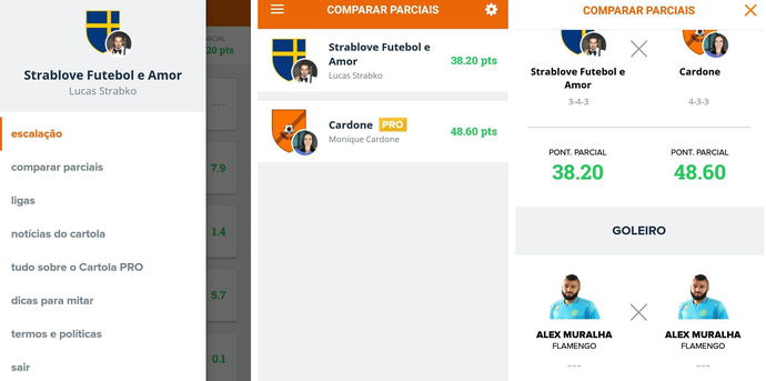 Aplicativo Parciais Cartola Fc Para Iphone Cartola Fc Comparativo De Parciais Esta Disponivel Para Android E Ios