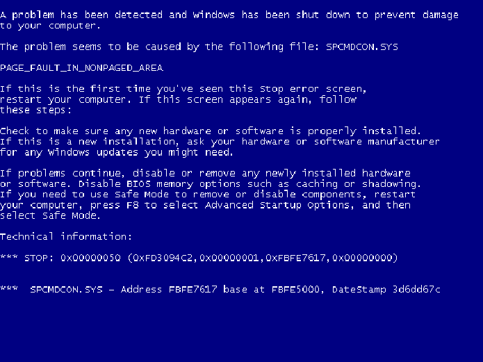 Windows XP tela azul (Foto: Reprodução/Wikipedia) Windows XP tela azul (Foto: Reprodução/Wikipedia)