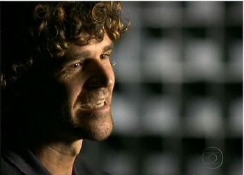 Gustavo Kurten no Fantástico (Foto: Reprodução: TV Globo)