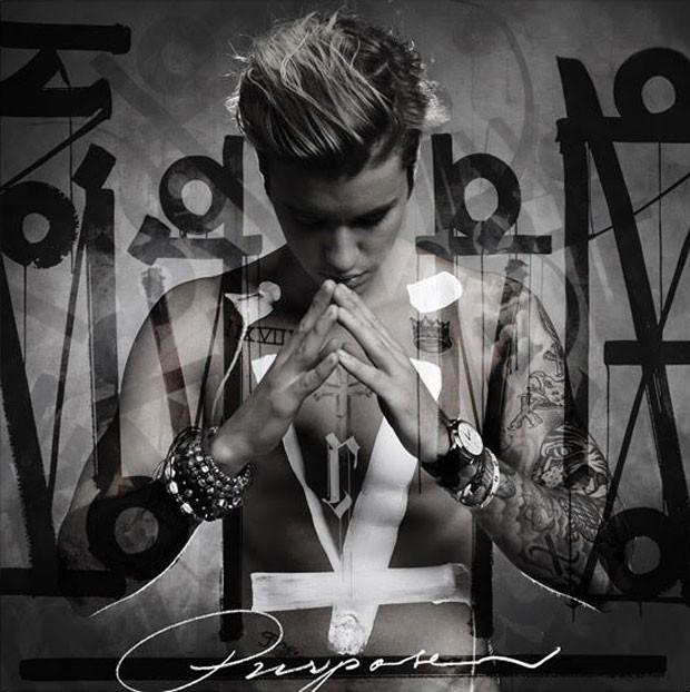 Capa de 'Purpose', novo álbum de Justin Bieber, que segundo o TMZ foi vetado no Oriente Médio por imagem 'provocante' (Foto: Divulgação)