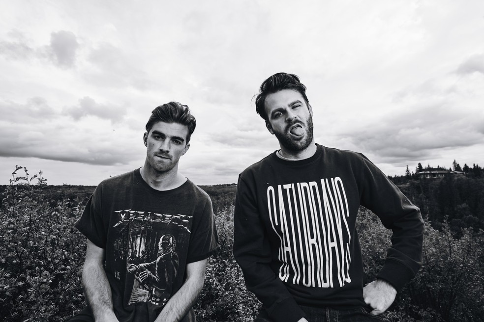 O duo americano Chainsmokers terá seu show do Lollapalooza transmitido no G1 (Foto: Divulgação)