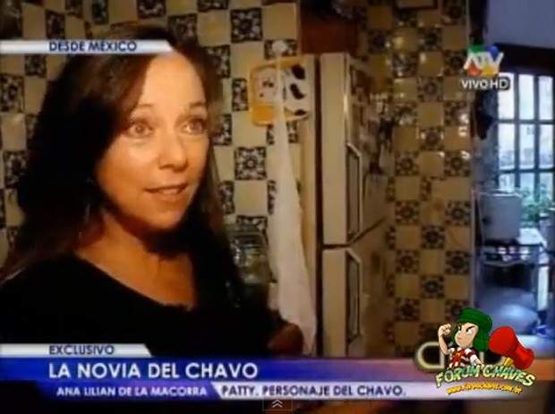 Ana Lilian de la Macorra, a Paty do Chaves (Foto: Video/Reprodução)