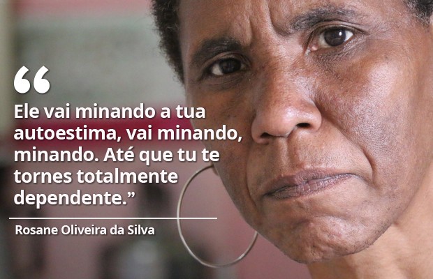 Aos 51 anos, Rosane Oliveira da Silva carrega na memória as marcas das agressões (Foto: Joyce Heurich/G1 RS)