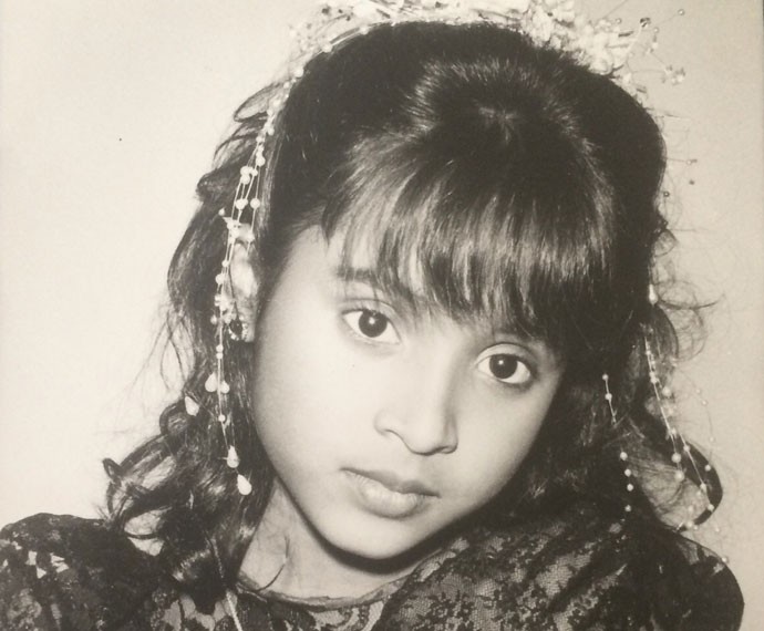 Thaíssa Carvalho quando criança (Foto: Arquivo Pessoal)