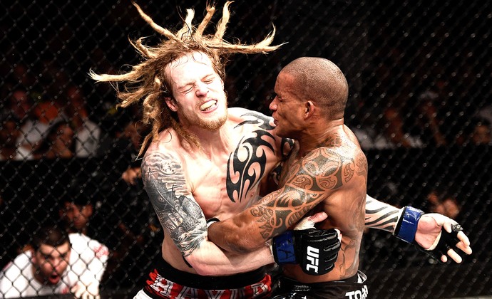 Ivan Batman e Josh Shocley, UFC Porto Alegre (Foto: Getty Images)