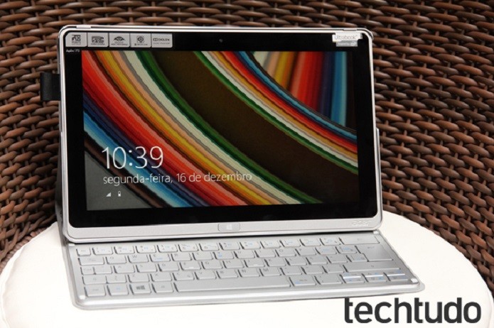 Acer Aspire P3 um novo híbrido com foco na portabilidade (Foto: Luciana Maline/TechTudo) Acer Aspire P3 um novo híbrido com foco na portabilidade (Foto: Luciana Maline/TechTudo)