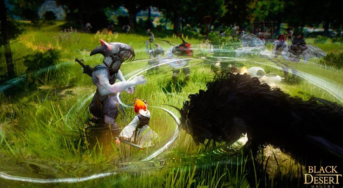 O movimento do personagem é rápido e natural em Black Desert (Foto: Reprodução/Tais Carvalho) O movimento do personagem é rápido e natural em Black Desert (Foto: Reprodução/Tais Carvalho)