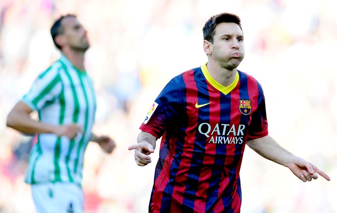 Messi gol Barcelona contra Betis (Foto: AP)