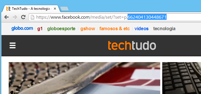 Junte a URL e o código numérico para obter o link (Foto: Reprodução/Helito Bijora)