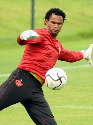 Goleiro Bruno Flamengo (Foto: Marcos Ribolli Globo Esporte)