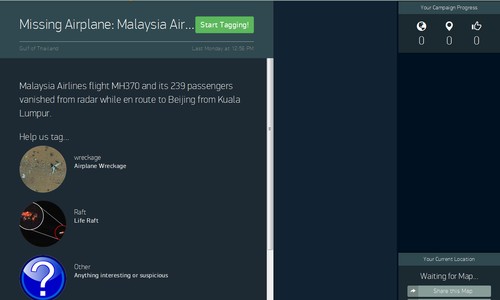 [Internacional] Internautas podem ajudar nas buscas do voo desaparecido Malasia_buscas