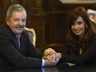 Ex-presidente Lula visita Cristina Kirchner na Argentina