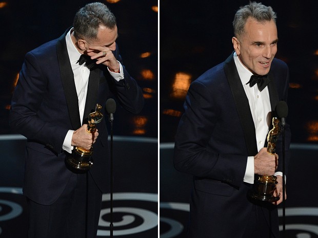Daniel Day-Lewis vence Oscar de Melhor Ator por 'Lincoln' (Foto: AFP PHOTO/Robyn Beck)