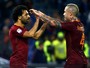 Roma vence Bologna com hat-trick de Salah e não se desgarra do Juventus