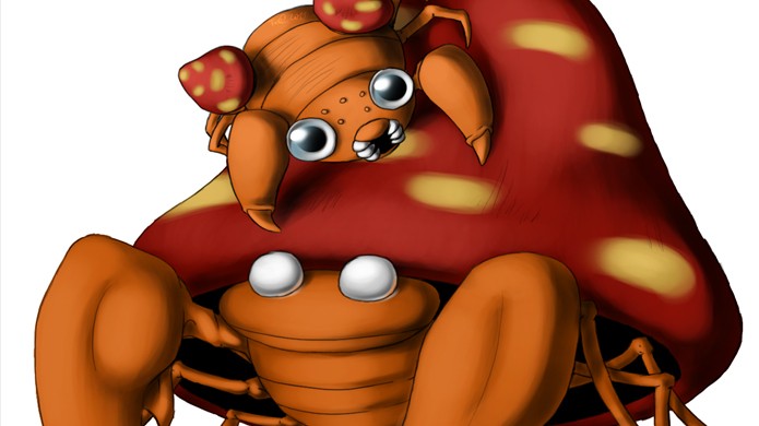 Paras e Parasect protagonizam uma história bem estranha no mundo de Pokémon (Foto: ColoringToon)