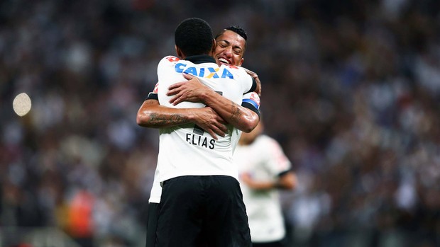 Elias gol Corinthians x Bahia (Foto: Marcos Ribolli) Elias gol Corinthians x Bahia (Foto: Marcos Ribolli)