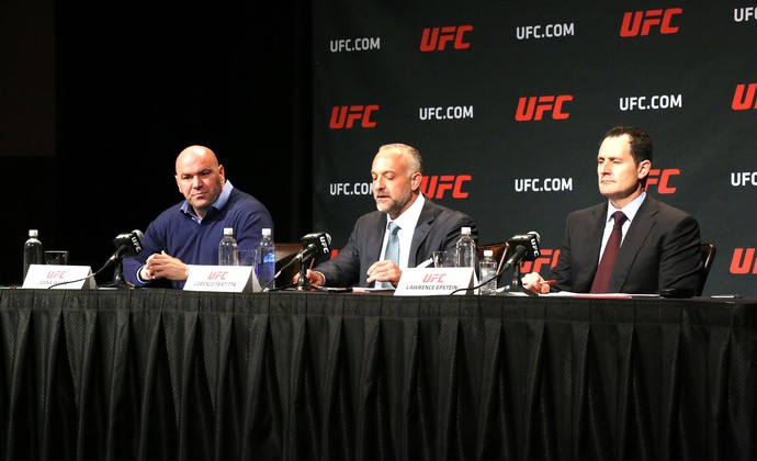 Coletiva doping UFC Dana White (Foto: Evelyn Rodrigues)