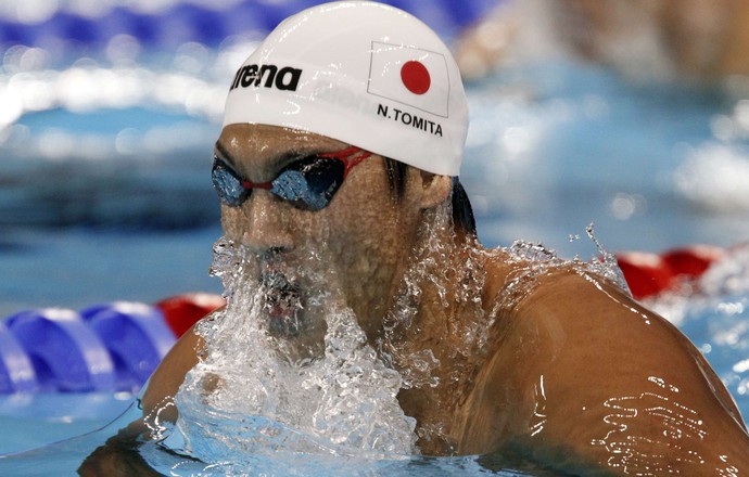 Naoya Tomita natação Japão (Foto: Reuters)