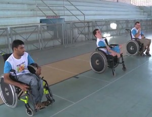 Bocha adaptada em Junqueiro (Foto: Reprodução/TV Gazeta)