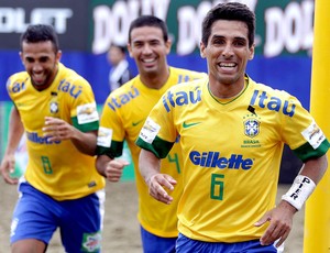 futebol de areia JOrginho Daniel Bruno Xavier Suíça (Foto: Marcello Zambrana / Inovafoto) futebol de areia JOrginho Daniel Bruno Xavier Suíça (Foto: Marcello Zambrana / Inovafoto)