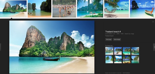 Foto da Tailândia que Kim Kardashian usou aparece em site de buscas (Foto: Reprodução/Google Images) Foto da Tailândia que Kim Kardashian usou aparece em site de buscas (Foto: Reprodução/Google Images)
