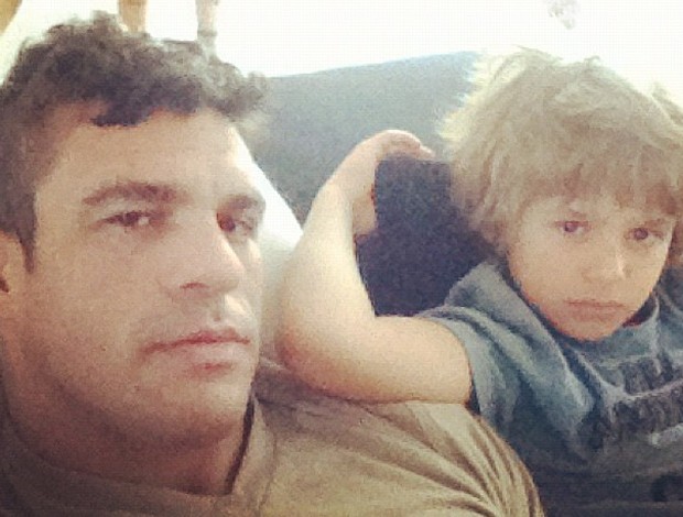 Vitor Belfort e o filho Davi mma (Foto: Reprodução / Instagram)