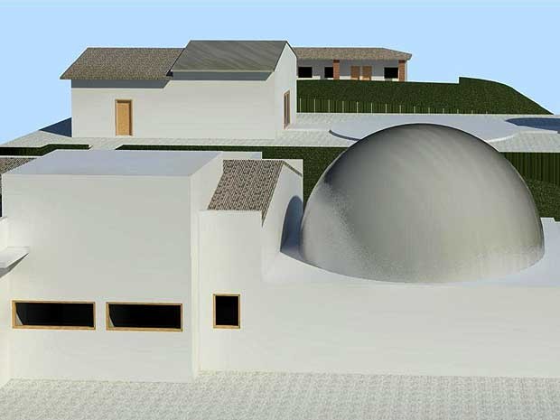 Projeção do Polo Astronômico de Amparo, que deve ficar pronto em 2014 (Foto: Divulgação/Sphaera Planetaria) Projeção do Polo Astronômico de Amparo, que deve ficar pronto em 2014 (Foto: Divulgação/Sphaera Planetaria)