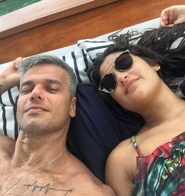 Otaviano Costa com Giulia Costa na viagem de Páscoa (Foto: Reprodução/Instagram)