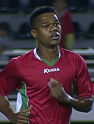 Romão, atacante do Boa Esporte (Foto: Reprodução Premiere FC)