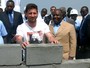 Após visita de Messi, pedra com marca do craque é roubada no Gabão