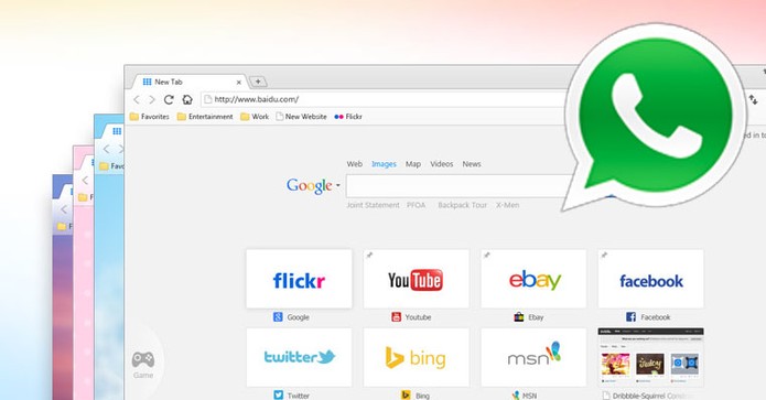 WhatsApp no PC adgora disponível também no Baidu Browser (Foto: Arte / TechTudo) WhatsApp no PC adgora disponível também no Baidu Browser (Foto: Arte / TechTudo)