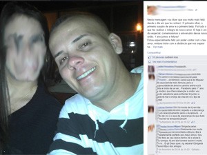 Bruno Guimares Miguez foi baleado na cabea  (Foto: Reproduo facebook)