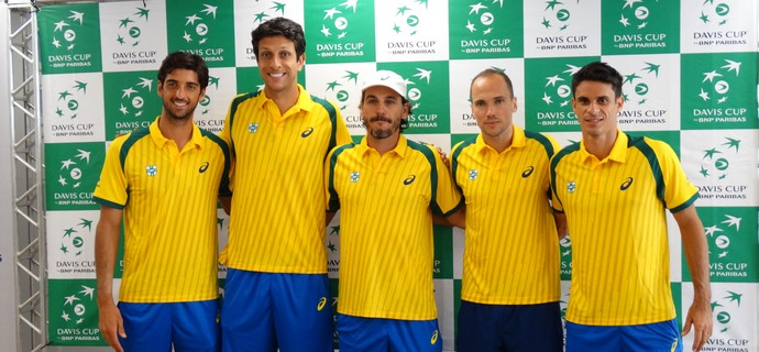 Time Brasil Copa Davis (Foto: Guilherme Frossard)