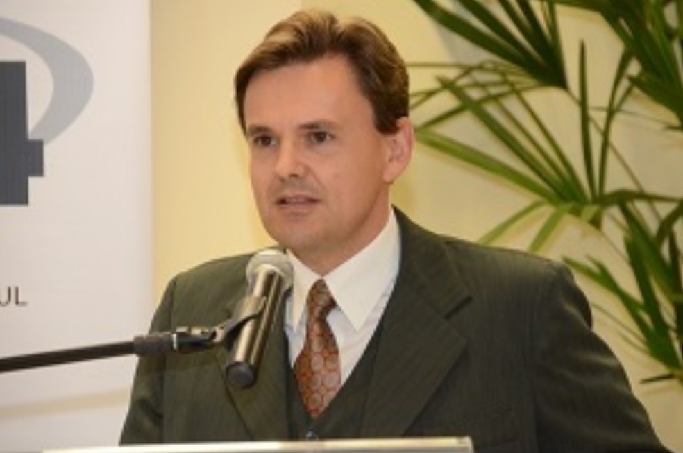 Cláudio Roberto Ost na inauguração da 2ª Vara do Trabalho de Santa Rosa, em 2012 (Foto: Inácio do Canto/Arquivo/Secom-TRT4)