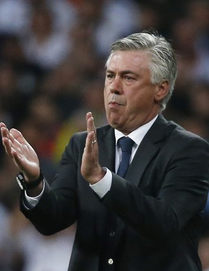 Carlo Ancelotti Real Madrid x Atlético de Madrid (Foto: Reuters)